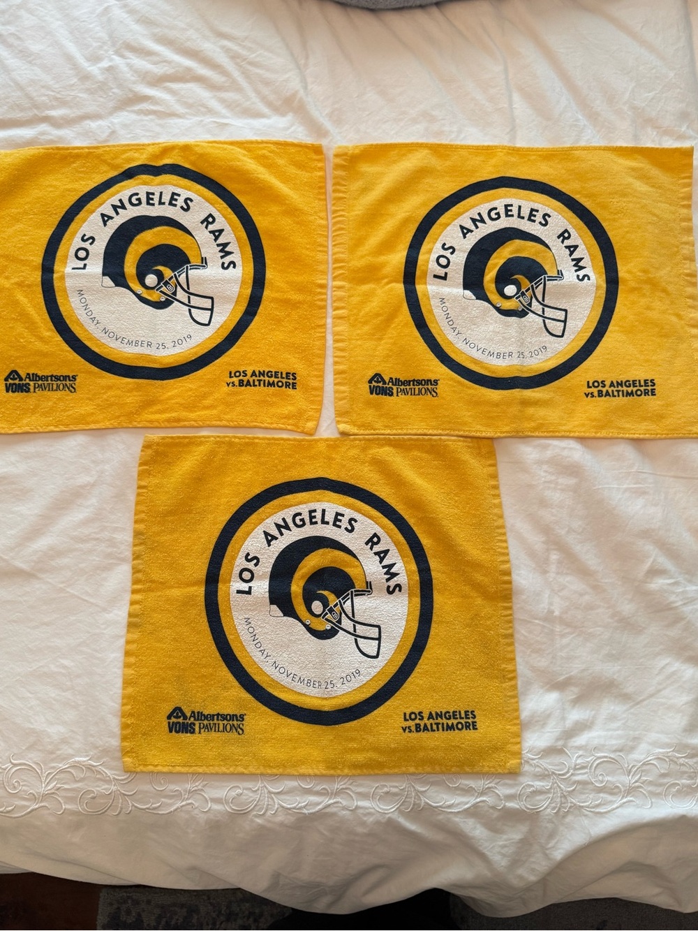 LA Rams Commemorative Towels